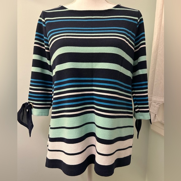 Charter Club Striped Top - Picture 1 of 9